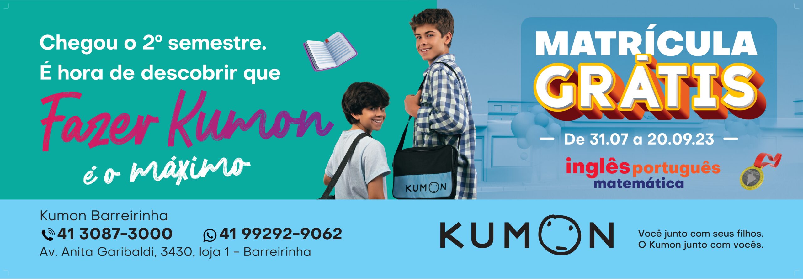 Kumon  Aprender é o máximo no Kumon