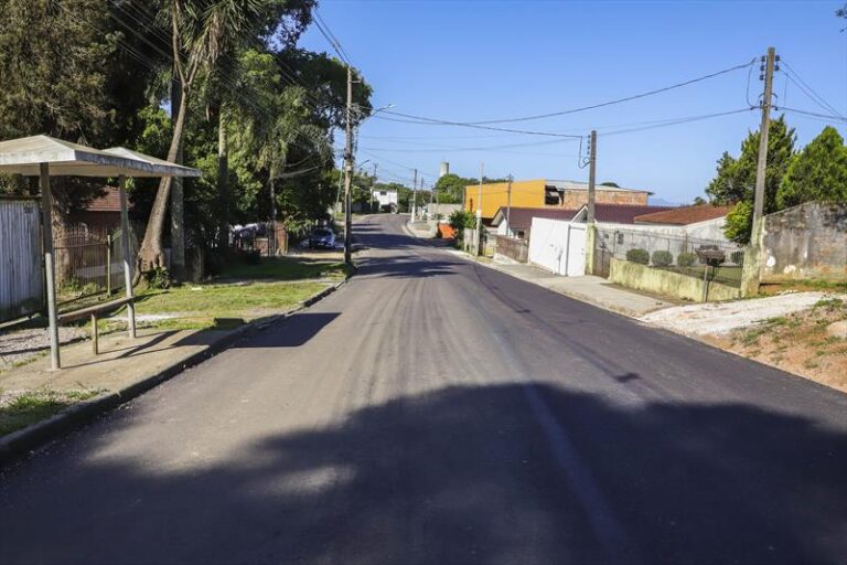 Asfalto novo em ruas na Regional Boa Vista equivale à distância de Curitiba a Castro