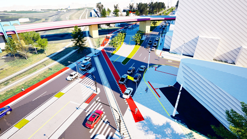 Vídeo 3D mostra como ficarão Sete de Setembro e Affonso Camargo após obras do BRT Leste/Oeste. Imagem: Divulgação/Utag