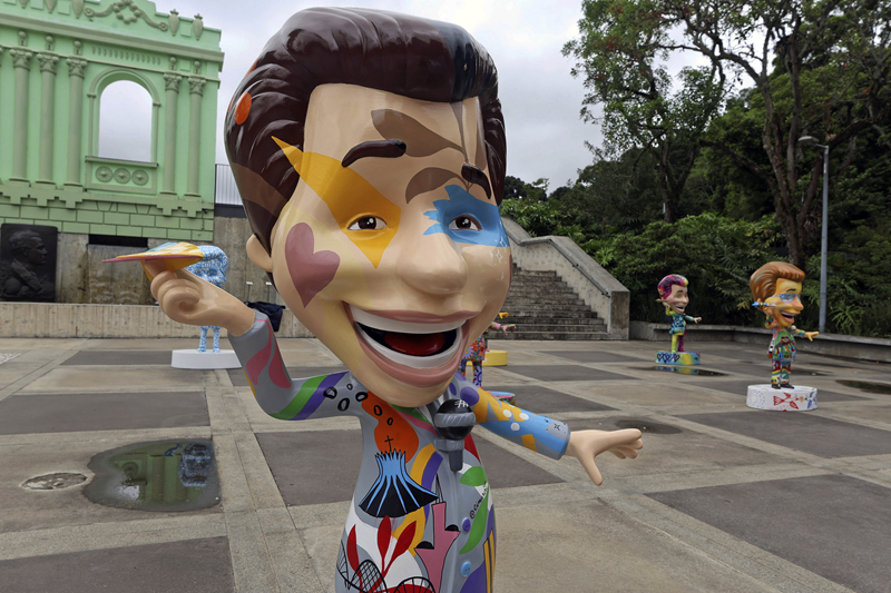 Esculturas da Caravana do Silvinho já tomam conta do Memorial Paranista. Curitiba, 30/10/2025. Foto: Cido Marques/FCC