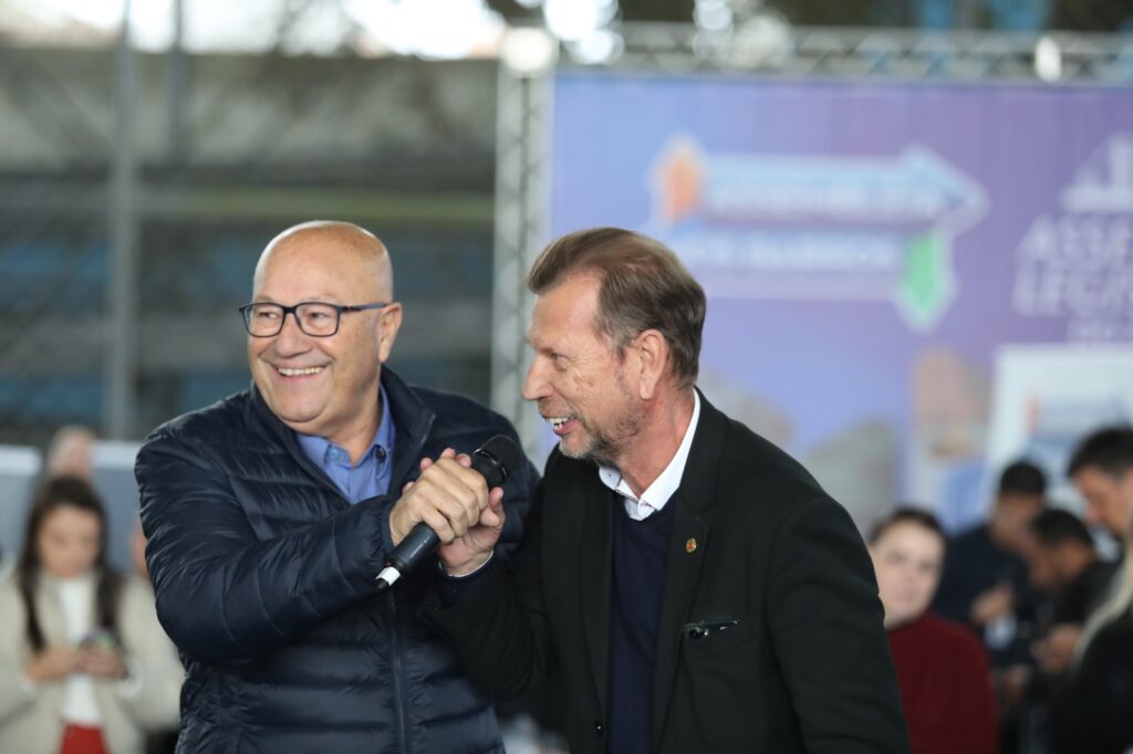 Mauro Ignácio com o Deputado Romanelli