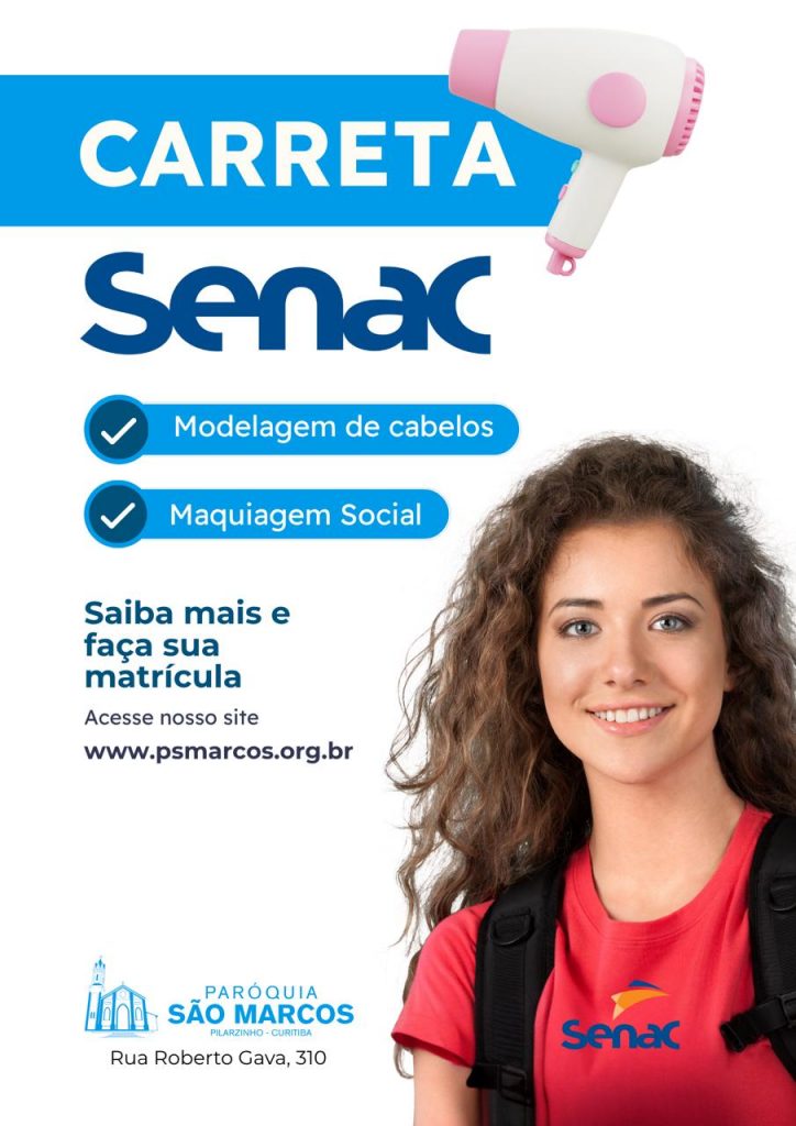 Carreta do Senac na Paróquia São Marcos