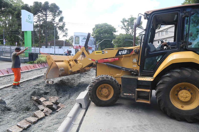 Requalificação da Rua Holanda melhora a acessibilidade e a mobilidade. Curitiba, 08/01/2026. Foto: Valquir Kiu Aureliano/SECOM